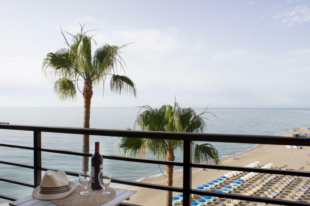 Sea Front Studio With Spacious Balcony Santa Clara Torremolinos Exteriör bild